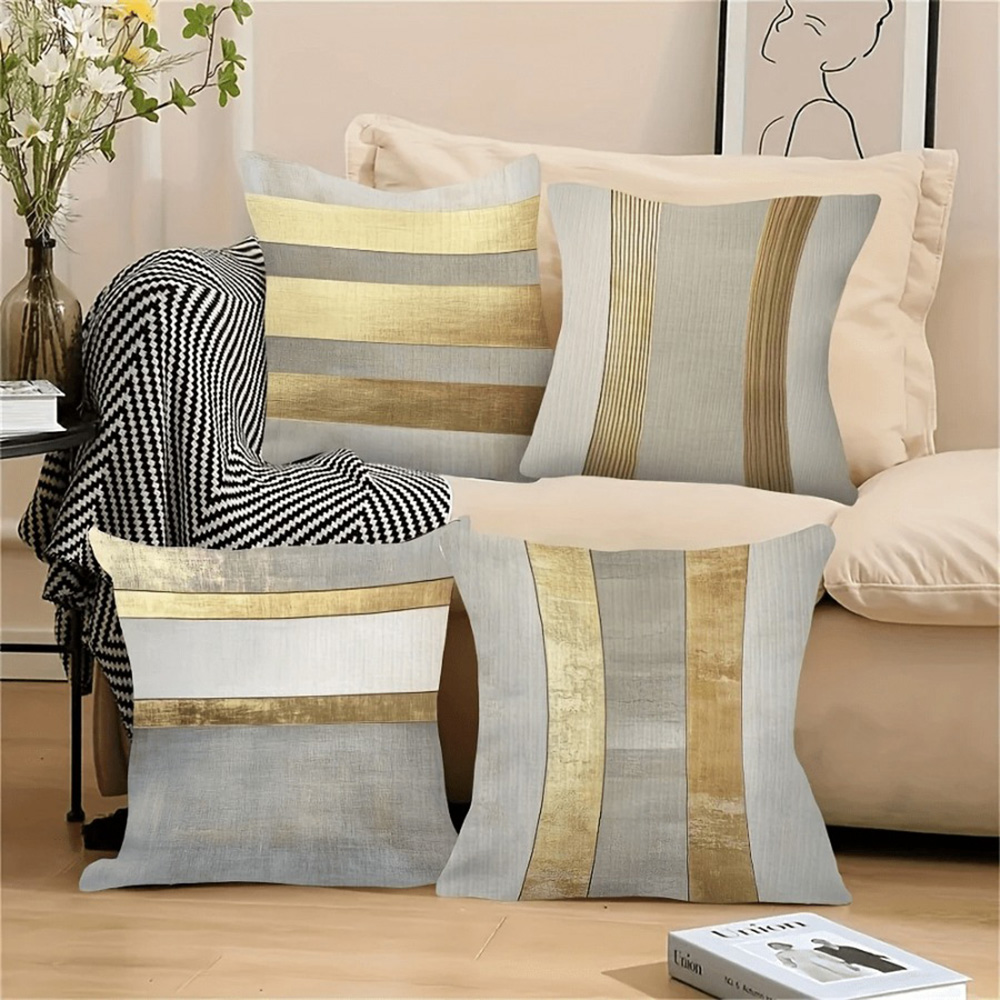 Glamoureuze gouden en neutraal - Luxury Home Textiles Usa recensie en prijs