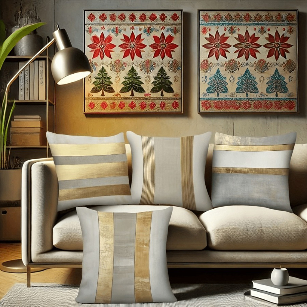Glamoureuze gouden en neutraal - Luxury Home Textiles Usa recensie en prijs