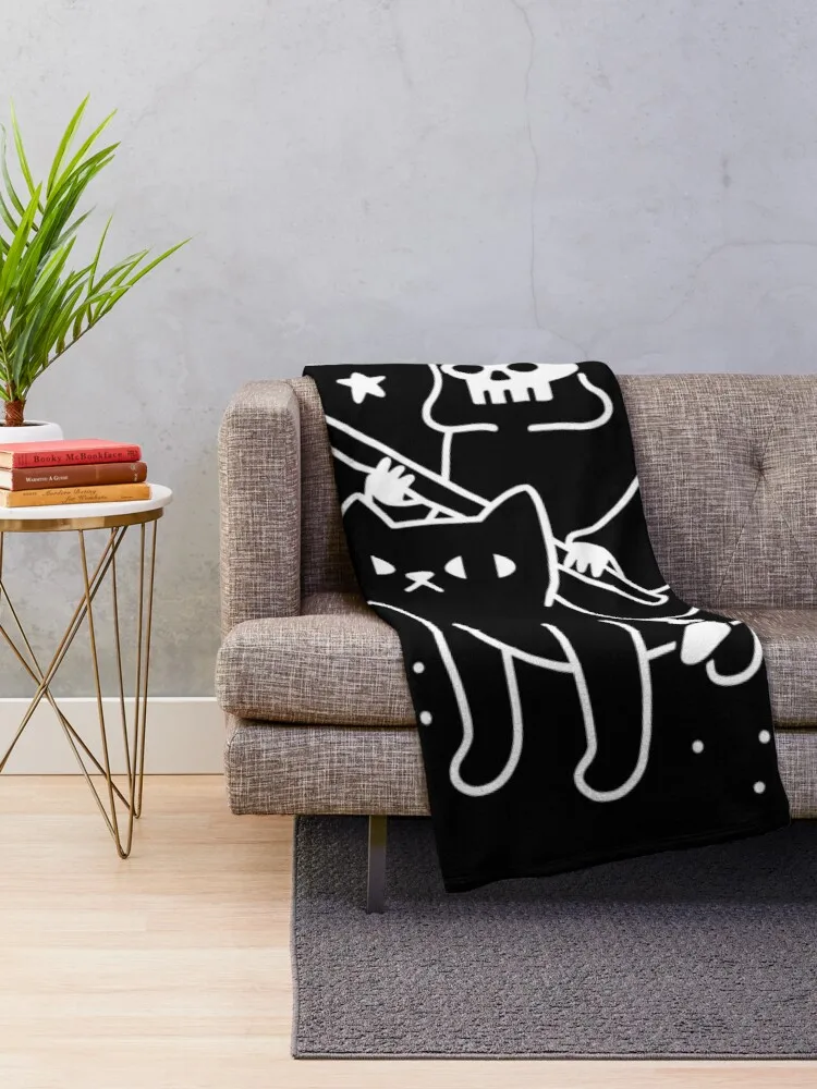 Death Rides A Black Cat Throw  - Luxury Home Textiles Usa recensie en prijs